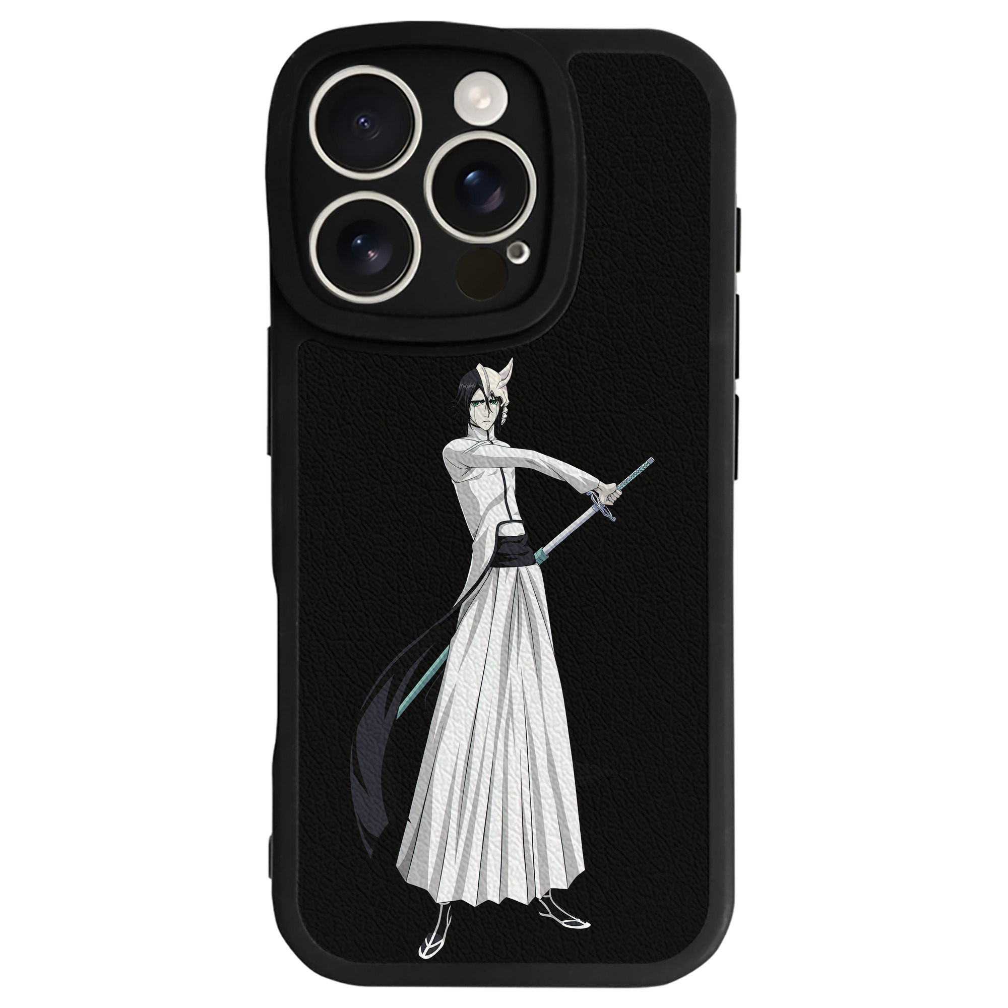 （画像用） ブリーチ ウルキオラ·シファー BLEACH Ulquiorra cifer 【iPhone 16シリーズ対応】シリコンスマホケース（レザー調） 材質：シリコン